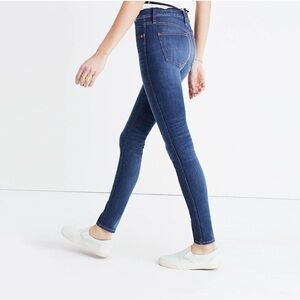 Madewell 9" High-Rise Skinny Dark Wash Jeans Size 25